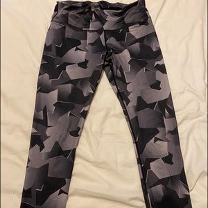 Reebok Grey and Black compressions/athletic pants